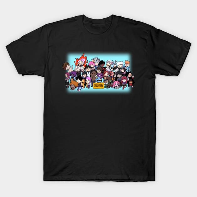 Icarus Crew Chibi Group T-Shirt by Ragnariley